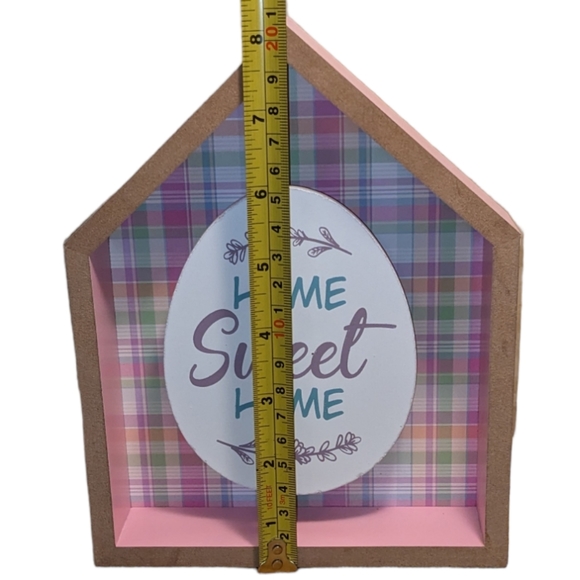 Signature Select Seasons Home Sweet Home Shadowbox Wooden Decoration - Picture 9 of 9